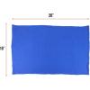 Arkwright Microfiber Huck Towels, Pack of 12, Lint Free Surgical Cleaning Cloths for Glass, Windows, Auto Detailing and Professional Use, 16 x 26 in, Blue(Blue)