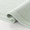 Arkwright 100% Cotton Bathroom Rug – High Absorbent Stylish Textured Woven Design Bath Mat, Slip Resistant Backing for Shower and Bathtub Floor, 20×32 in – White(Light Green)