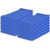 Arkwright Microfiber Huck Towels, Pack of 12, Lint Free Surgical Cleaning Cloths for Glass, Windows, Auto Detailing and Professional Use, 16 x 26 in, Blue(Blue)