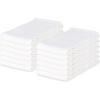 Arkwright Microfiber Huck Towels, Pack of 12, Lint Free Surgical Cleaning Cloths for Glass, Windows, Auto Detailing and Professional Use, 16 x 26 in, Blue(White)