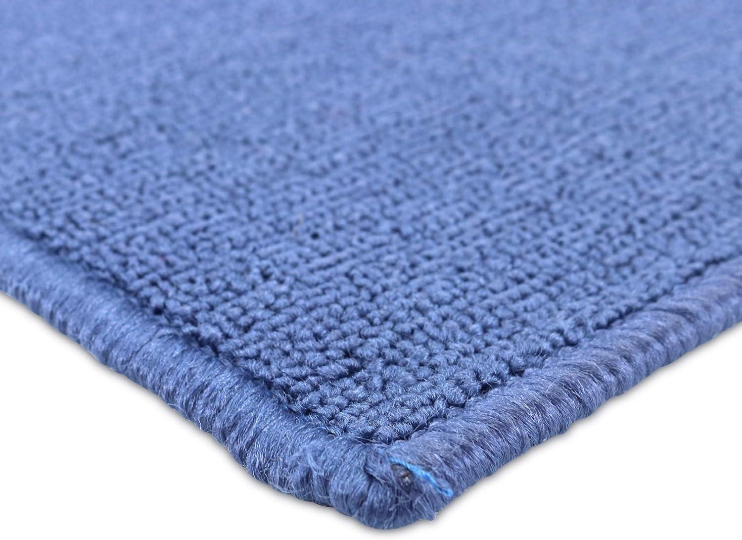 image:imageArkwright SC Jakarta 2 Pc Rug Mat Set Non Skid Latex Backing Floor Rugs for Home Kitchen Outdoor 16x23 amp 20x30 in BlueBlue