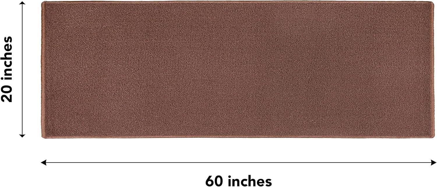 image:imageArkwright SC Jakarta 2 Pc Rug Mat Set Non Skid Latex Backing Floor Rugs for Home Kitchen Outdoor 16x23 amp 20x30 in BlueBrown