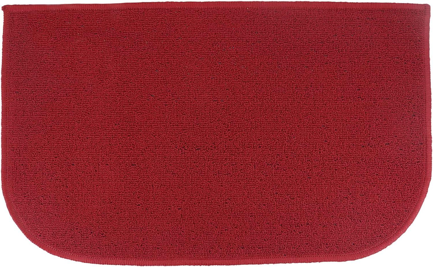 image:imageArkwright SC Jakarta 2 Pc Rug Mat Set Non Skid Latex Backing Floor Rugs for Home Kitchen Outdoor 16x23 amp 20x30 in BlueRed