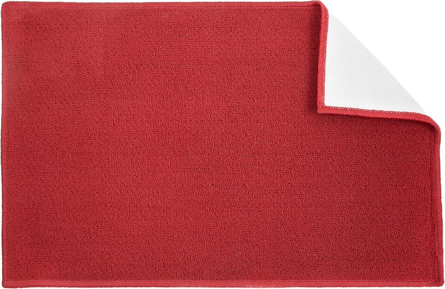 image:imageArkwright SC Jakarta 2 Pc Rug Mat Set Non Skid Latex Backing Floor Rugs for Home Kitchen Outdoor 16x23 amp 20x30 in BlueRed
