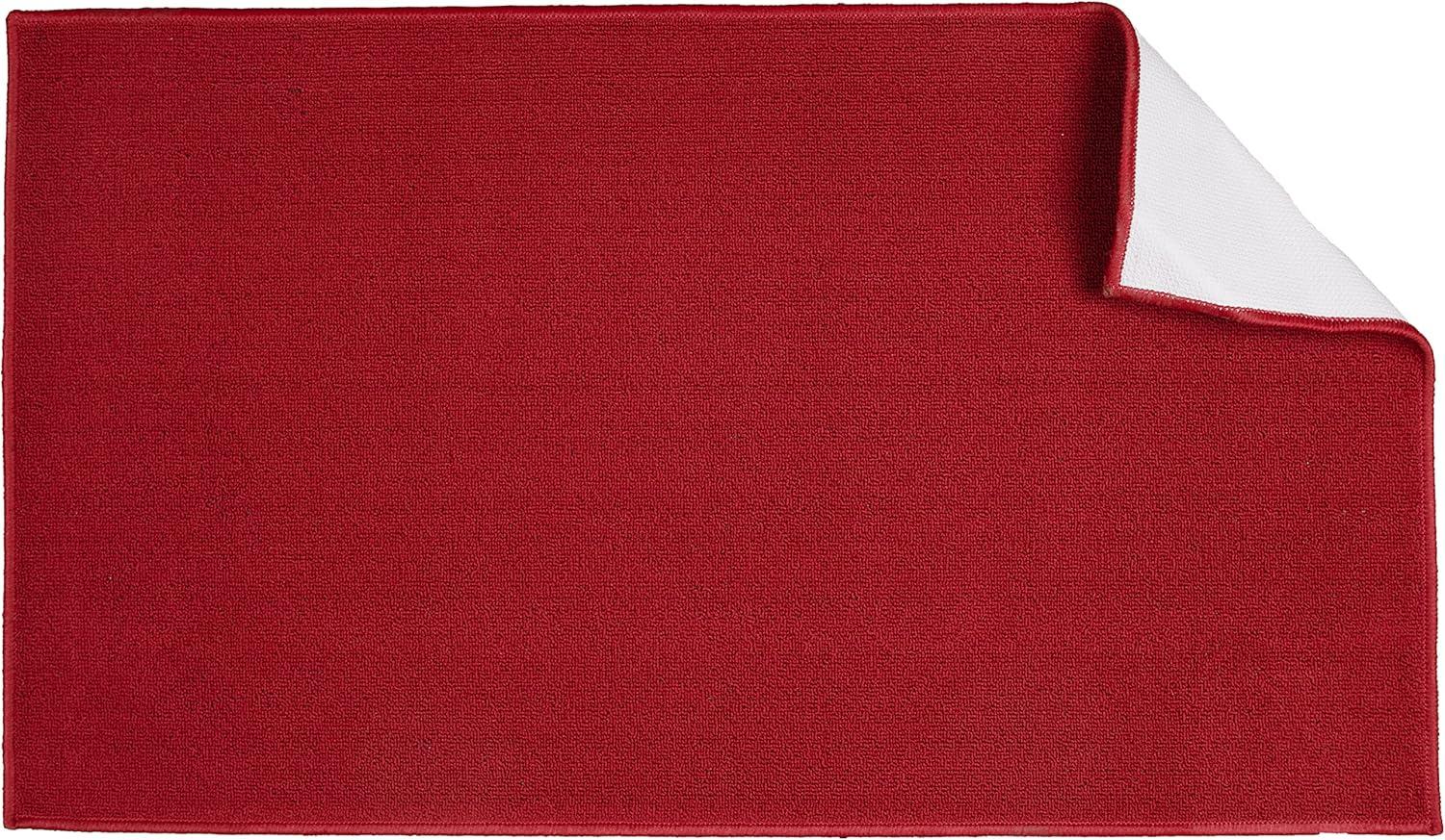 image:imageArkwright SC Jakarta 2 Pc Rug Mat Set Non Skid Latex Backing Floor Rugs for Home Kitchen Outdoor 16x23 amp 20x30 in BlueRed
