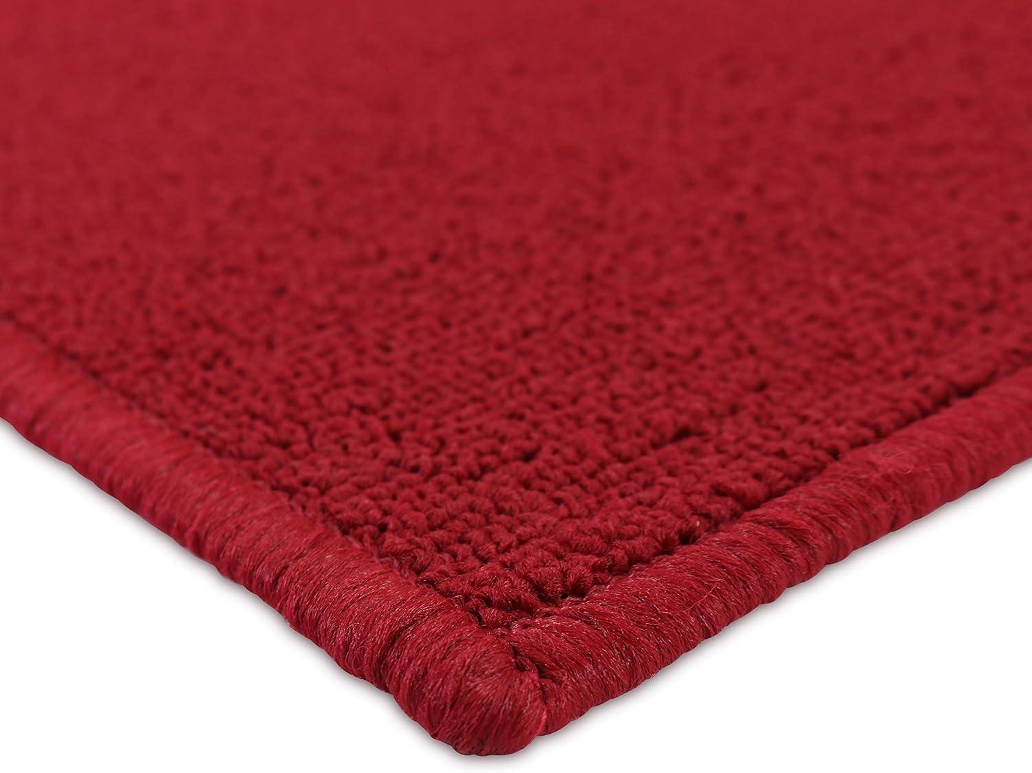 image:imageArkwright SC Jakarta 2 Pc Rug Mat Set Non Skid Latex Backing Floor Rugs for Home Kitchen Outdoor 16x23 amp 20x30 in BlueRed