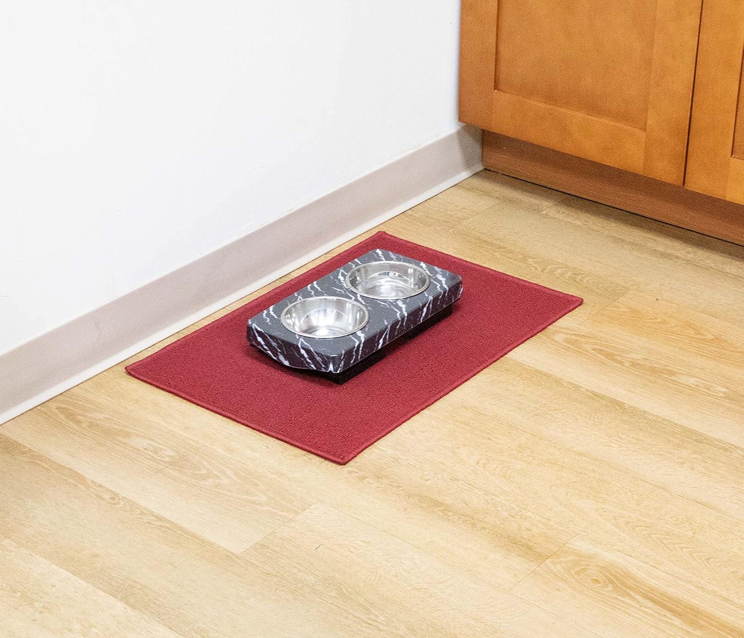image:imageArkwright SC Jakarta 2 Pc Rug Mat Set Non Skid Latex Backing Floor Rugs for Home Kitchen Outdoor 16x23 amp 20x30 in BlueRed