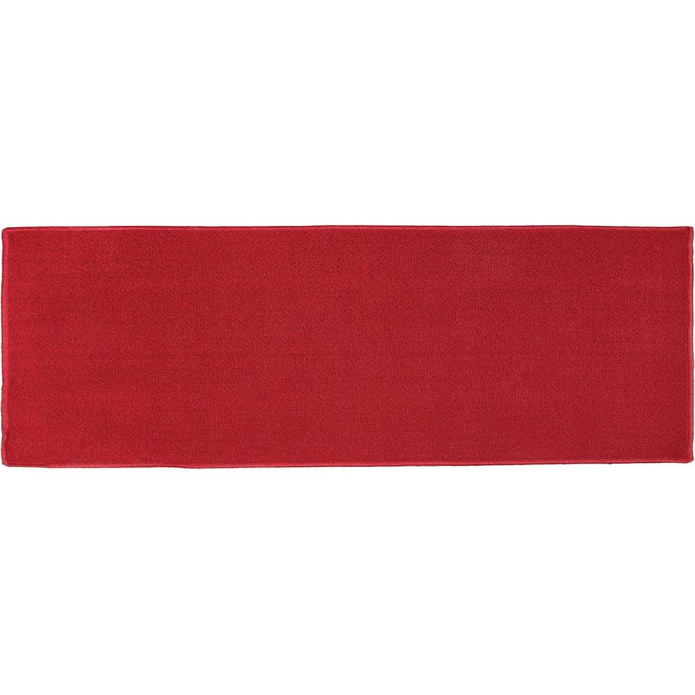 image:imageArkwright SC Jakarta 2 Pc Rug Mat Set Non Skid Latex Backing Floor Rugs for Home Kitchen Outdoor 16x23 amp 20x30 in BlueRed