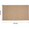 Arkwright SC Jakarta 2 Pc Rug Mat Set – Non Skid Latex Backing Floor Rugs for Home, Kitchen, Outdoor (16×23 & 20×30 in, Blue)(Taupe)