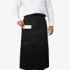 Arkwright Server Bistro Aprons – Unisex Adult Professional Restaurant Bulk Set, Perfect for Grilling, Auto Shop, and Salon(Black)