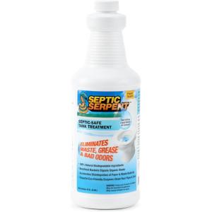 CCP Direct Septic Serpent Tank Treatment, Fast-Acting Eco-Friendly Liquid Septic Tank Treatment, Breaks Down Waste with Enzymes & Beneficial Bacteria, Septic Cleaner, Septic System Treatment, 32 Oz.(32 Fl. Oz. (Pack of 1))