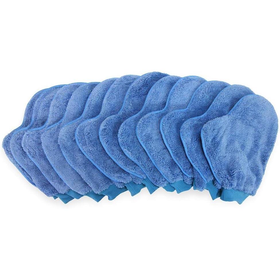 image:imageArkwright Microfiber Cleaning Dusting Mitts  Pack of 6 Smart Choice Quick Dry Dust Mitt Glove Duster for Home Furniture Car and Household Polishing Blue12