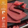 Arkwright Multipurpose Shop Towels – (Bulk Pack of 50) Absorbent & Quick Drying 100% Cotton Cleaning Shop Rags for Mechanic, Automotive, Restaurant, and Housekeeping, 12×14 in, Red(Red)