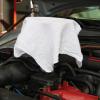 Arkwright Multipurpose Shop Towels – (Bulk Pack of 50) Absorbent & Quick Drying 100% Cotton Cleaning Shop Rags for Mechanic, Automotive, Restaurant, and Housekeeping, 12×14 in, Red(White)