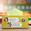 Arkwright Smart Rags Microfiber Cleaning Cloths, Pack of 50 in a Box, Lint Free 180 GSM Reusable Towels for Auto, Office and Household Cleaning, 12 x 12 in, White(Yellow)