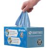 Arkwright Smart Rags Microfiber Cleaning Cloths, Pack of 50 in a Box, Lint Free 180 GSM Reusable Towels for Auto, Office and Household Cleaning, 12 x 12 in, White(Blue)