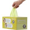 Arkwright Smart Rags Microfiber Cleaning Cloths, Pack of 50 in a Box, Lint Free 180 GSM Reusable Towels for Auto, Office and Household Cleaning, 12 x 12 in, White(Yellow)