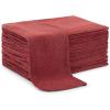 Arkwright Multipurpose Shop Towels – (Bulk Pack of 50) Absorbent & Quick Drying 100% Cotton Cleaning Shop Rags for Mechanic, Automotive, Restaurant, and Housekeeping, 12×14 in, Red(Red)