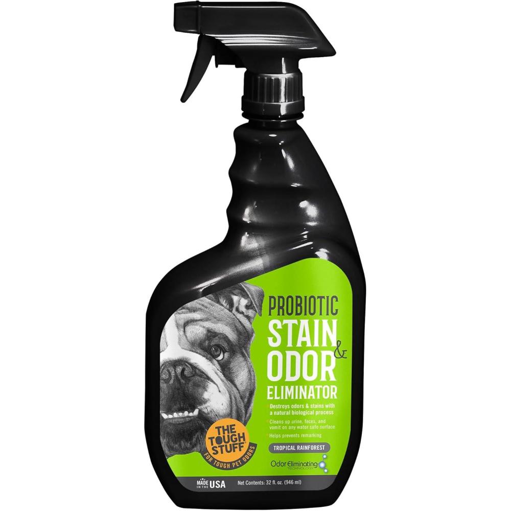 image:imageArkwright Tough Stuff Urine Odor amp Stain Eliminator Spray  Pet Safe EnzymeBased NonToxic Cleaner for Floors Carpets and Furniture 32 Fl Oz Spray Bottle Cucumber Melon Scent