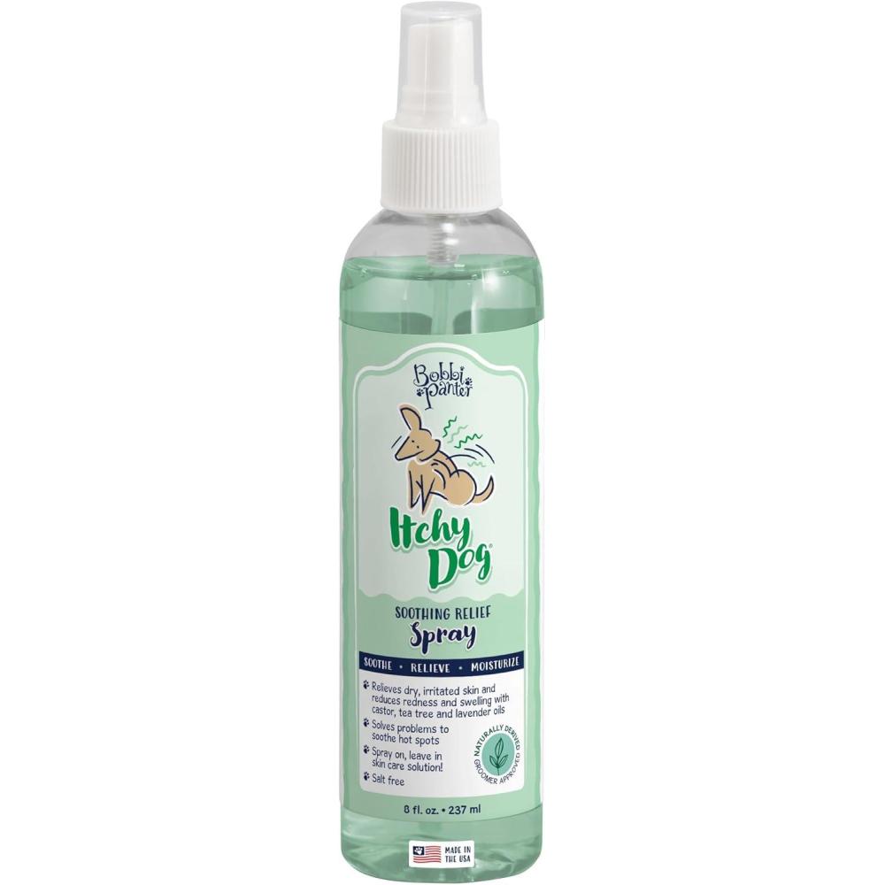 image:imageBobbi Panter Itchy Dog Spray Soothes Dry Itchy Flaky Skin Aloe Tea Tree amp Essential Oils Bobbi Panter Signature Collection ParabenFree SaltFree amp TearFree 8 oz Spray